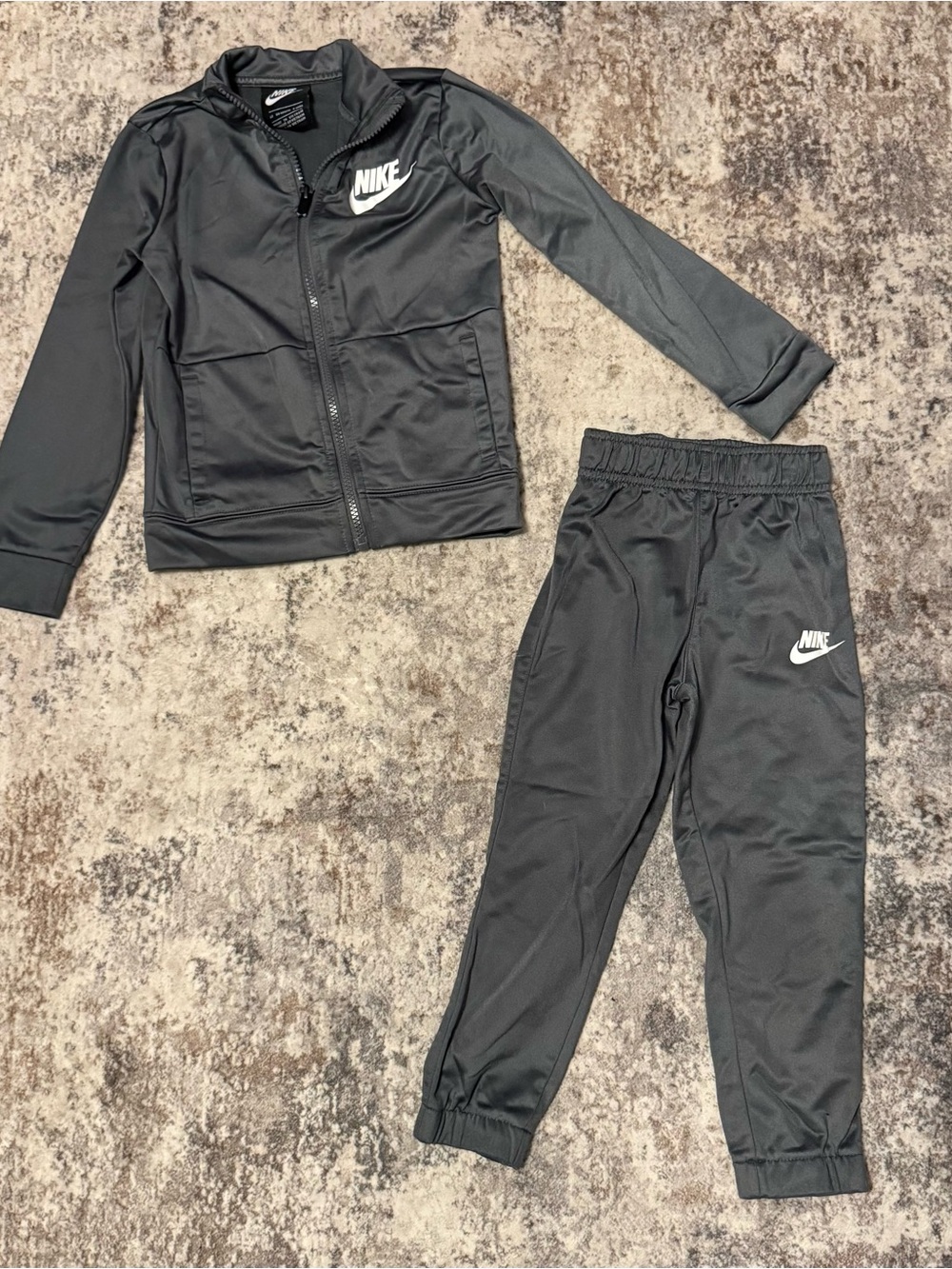 Nike Kids' grey Tracksuit Jacket & Pants Set - Picture 1 of 3